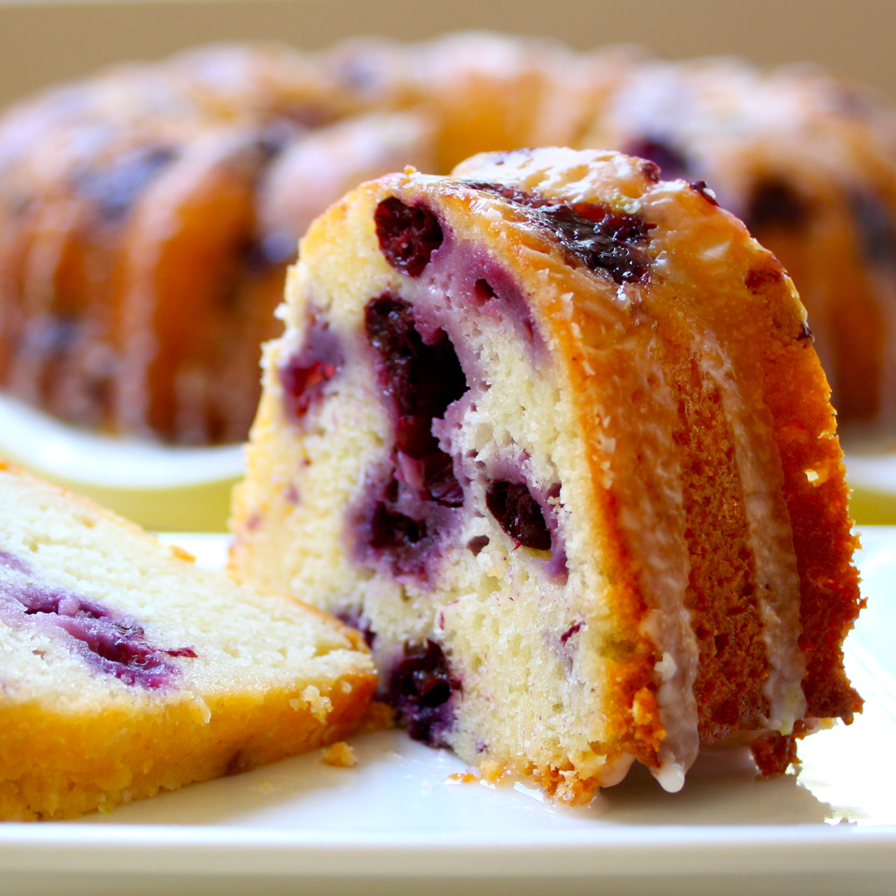 Blueberry Pound Cake
 FRESH OR FROZEN