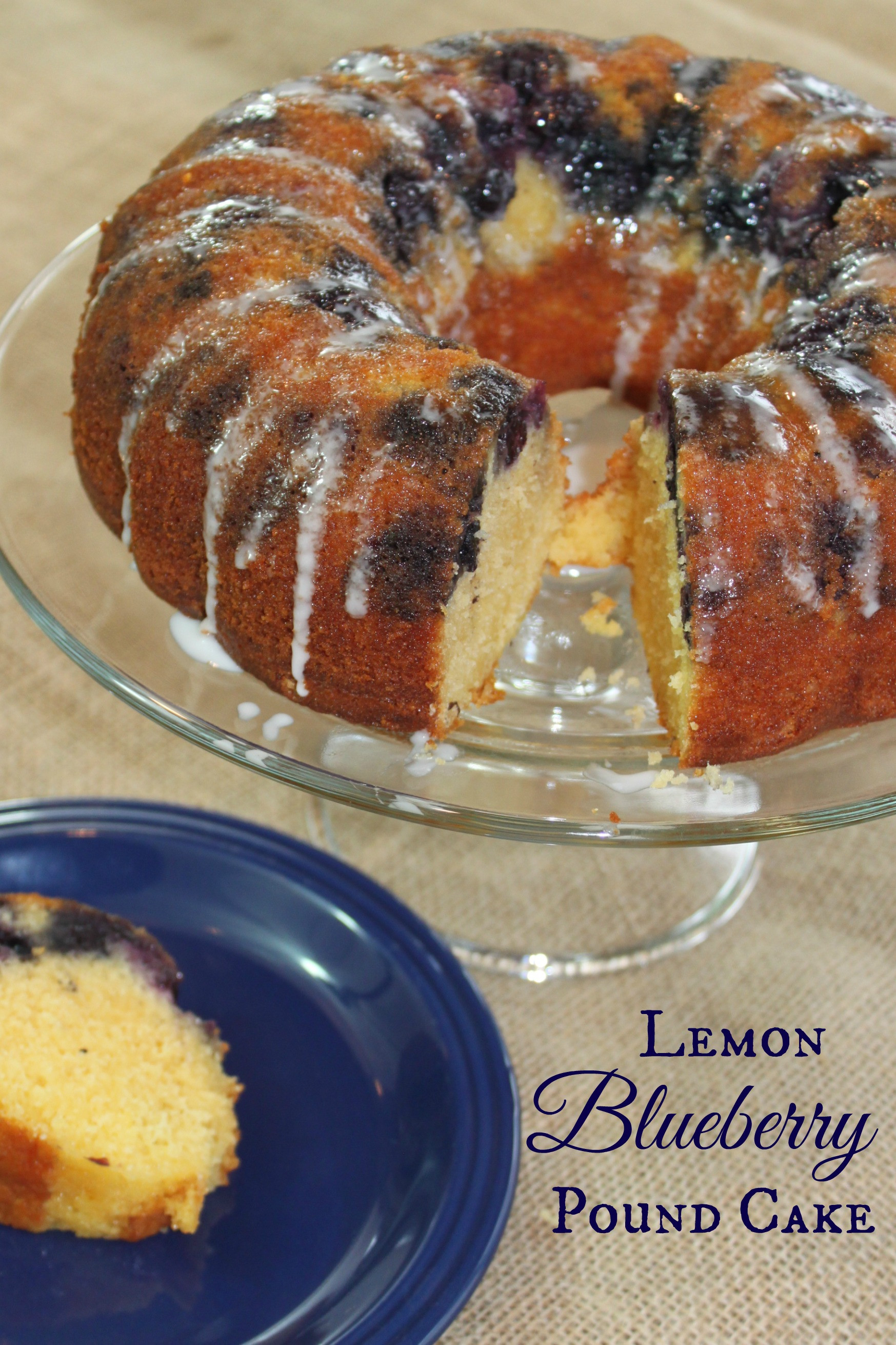 Blueberry Pound Cake
 lemon blueberry pound cake foo extravaganza