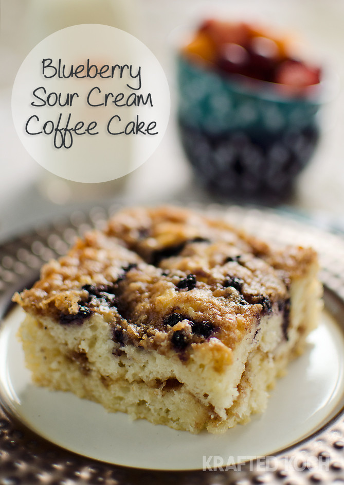 Blueberry Sour Cream Coffee Cake
 Blueberry Sour Cream Coffee Cake