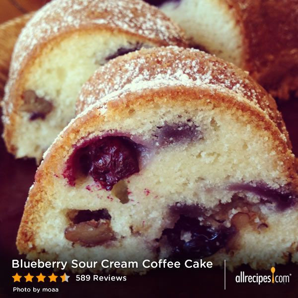 Blueberry Sour Cream Coffee Cake
 Blueberry Sour Cream Coffee Cake Recipe — Dishmaps