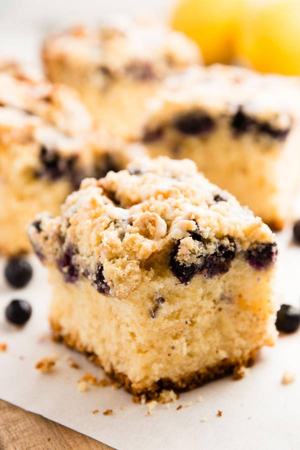 Blueberry Sour Cream Coffee Cake
 Lemon Blueberry Sour Cream Coffee Cake with Cake Mix