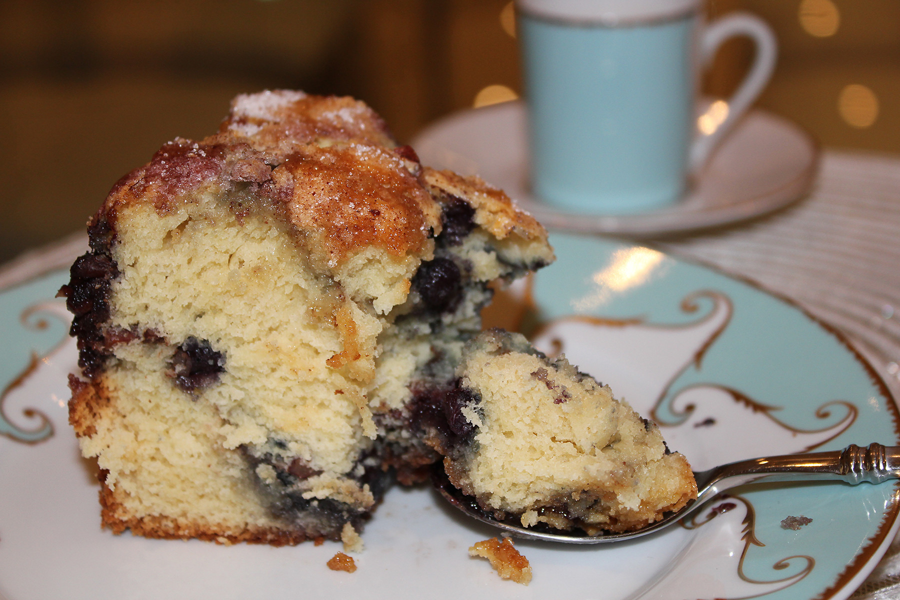 Blueberry Sour Cream Coffee Cake
 Sour Cream Blueberry Coffee Cake