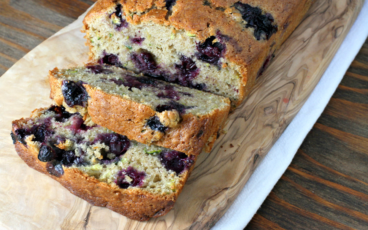 Blueberry Zucchini Bread
 Blueberry Zucchini Bread