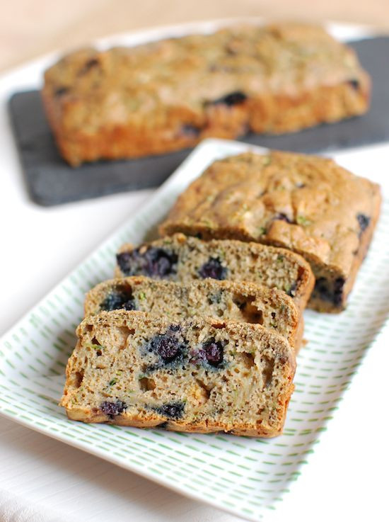 Blueberry Zucchini Bread
 Wild Blueberry Zucchini Bread