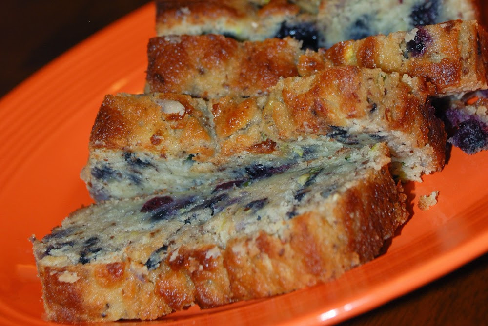 Blueberry Zucchini Bread
 Whatsoever is Pure S THM Blueberry Zucchini Bread