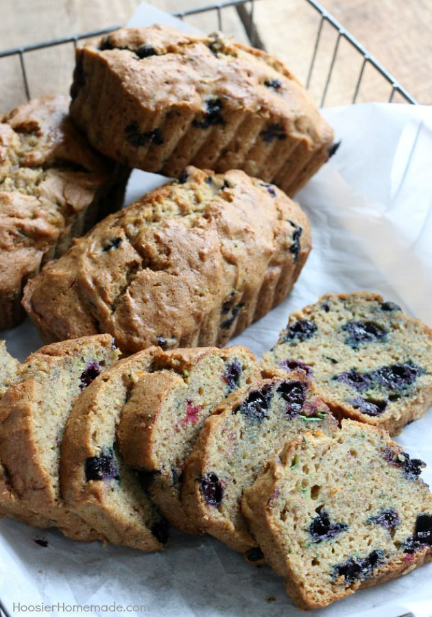 Blueberry Zucchini Bread
 Blueberry Zucchini Bread Recipe Hoosier Homemade