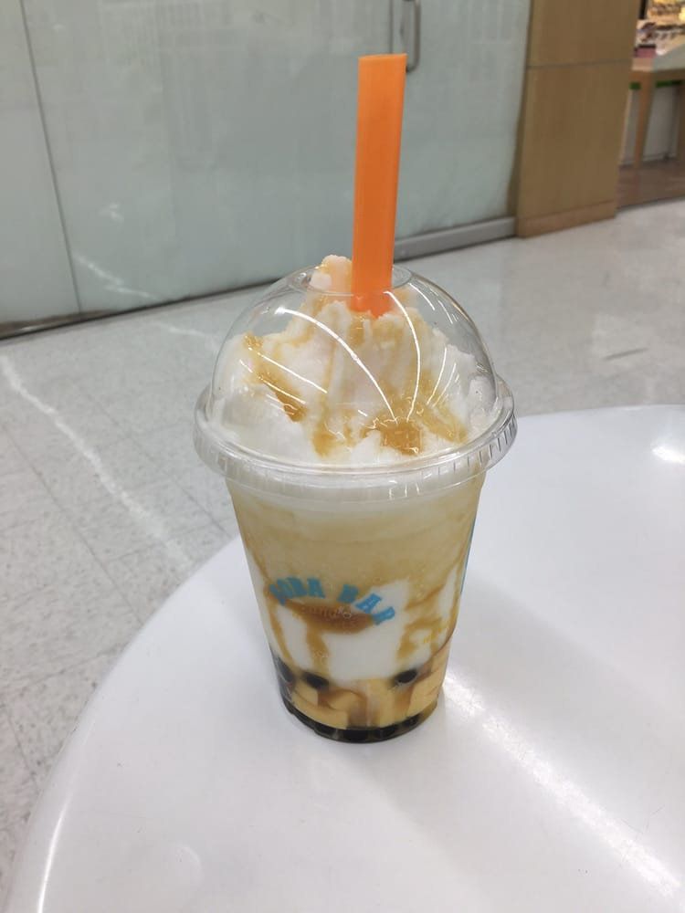 Boba Bar And Desserts
 Caramel milk slush w boba and pudding $4 Yelp