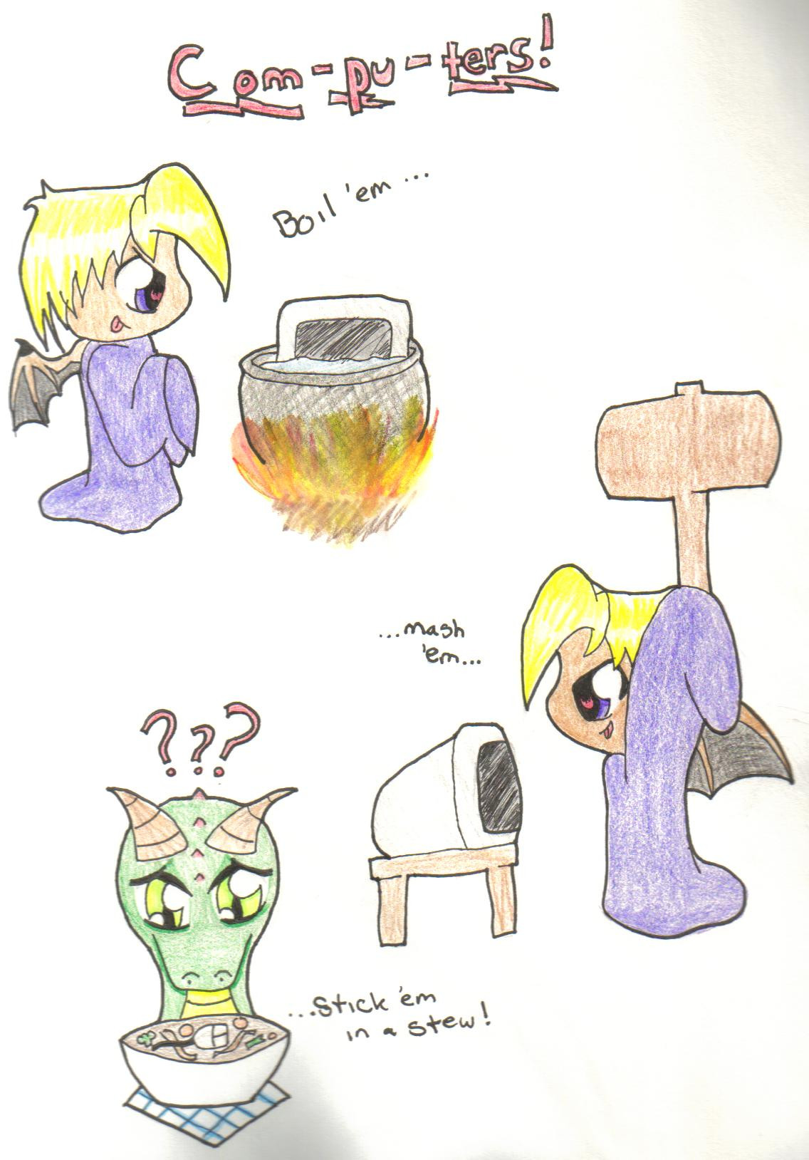 Boil Em Mash Em Stick Em In A Stew
 pu ters by NamuCiziru on DeviantArt