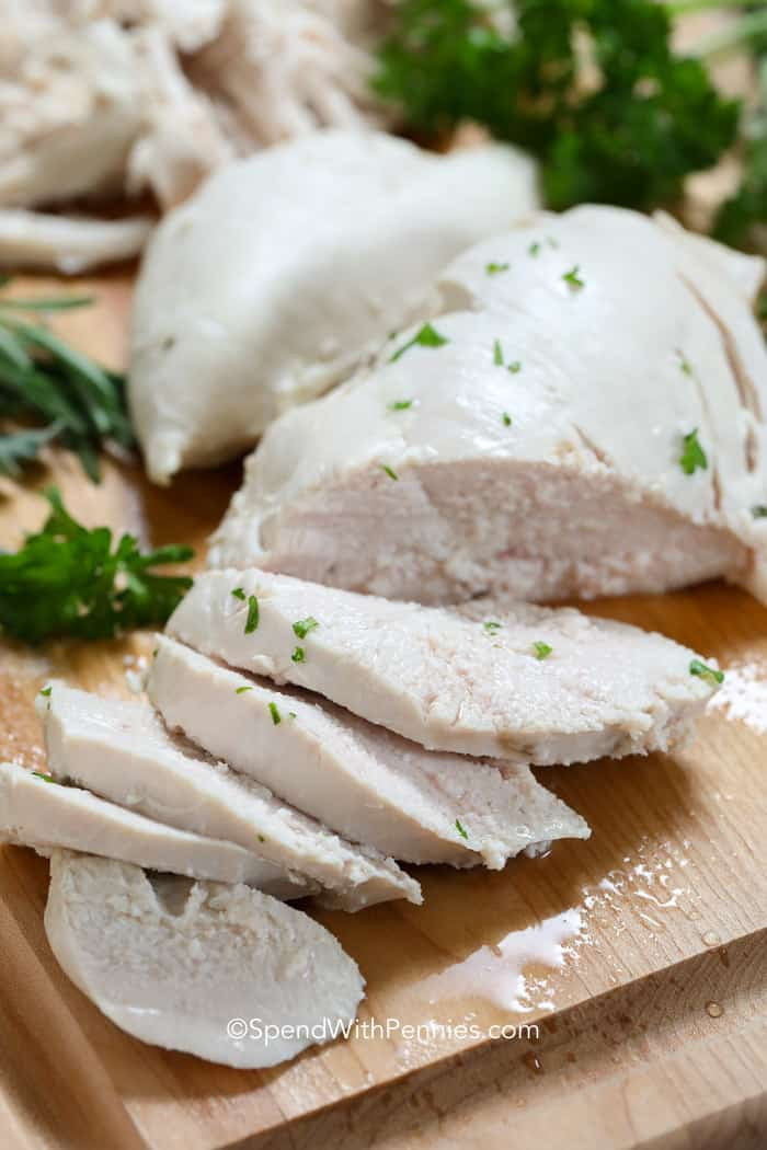 Boiled Chicken Breasts Recipe
 How to Make Poached Chicken Spend With Pennies