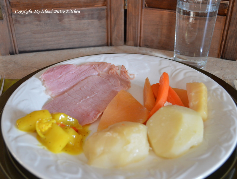 Boiled Dinner With Ham
 Boiled Ham Dinner Old fashioned fort Food My