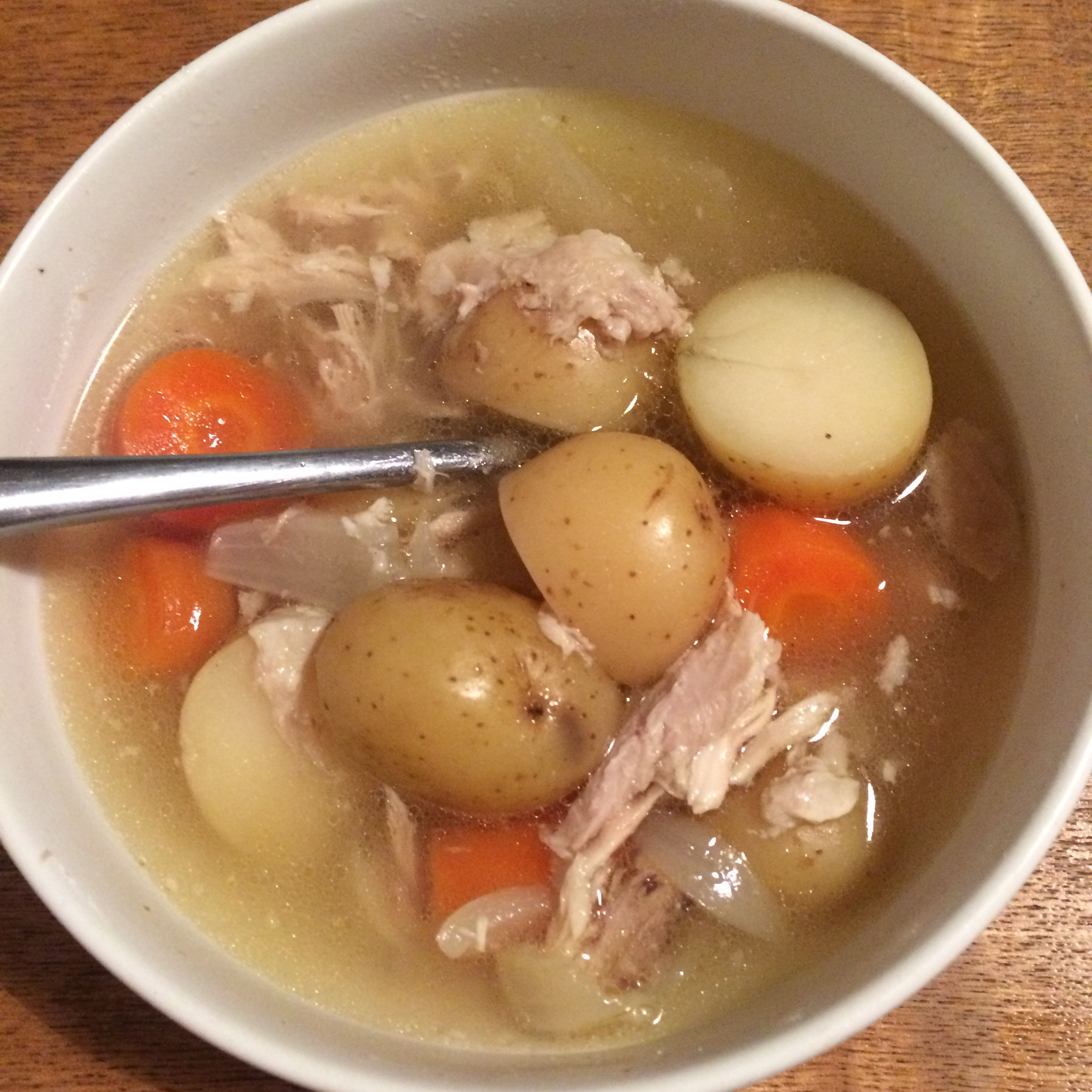 Boiling Chicken Thighs
 Boiled Chicken