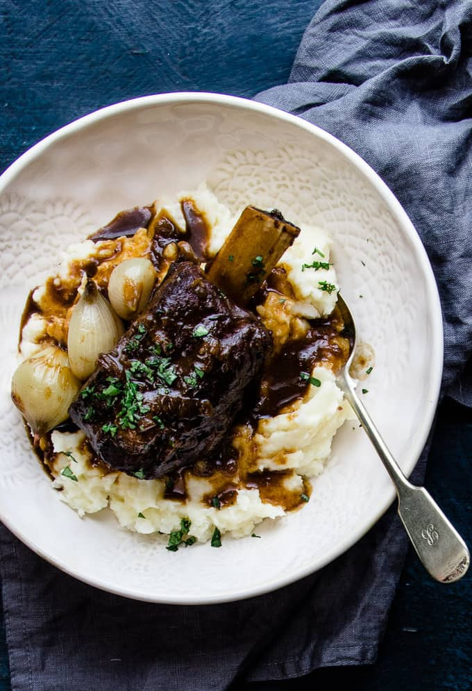 Bone In Beef Short Ribs Slow Cooker
 Slow Cooker Beer Braised Beef Short Ribs • Salted Mint