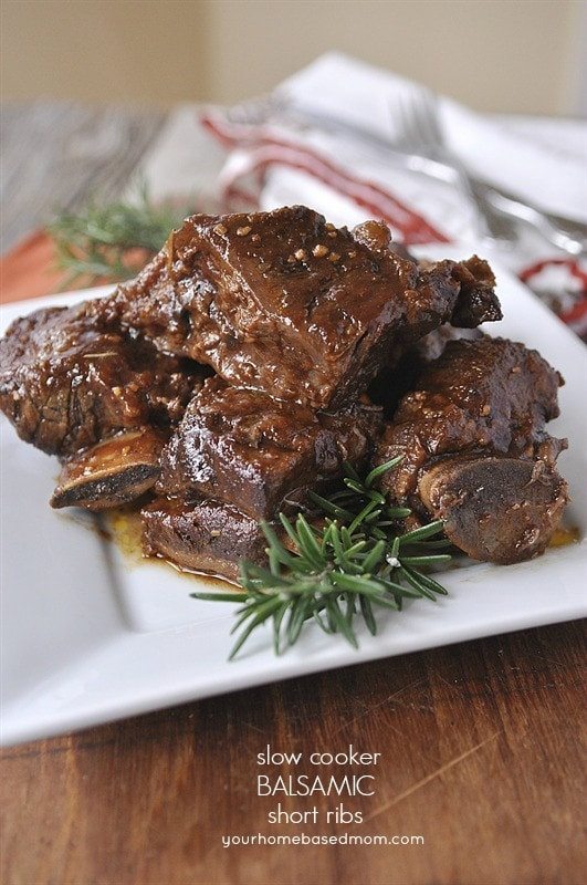 Bone In Beef Short Ribs Slow Cooker
 Slow Cooker Balsamic Short Ribs your homebased mom