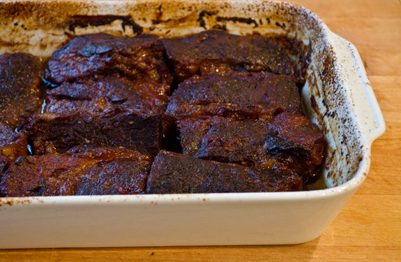 Boneless Beef Ribs In Oven
 Easy Slow Baked Boneless BBQ Short Ribs ce Upon a Chef