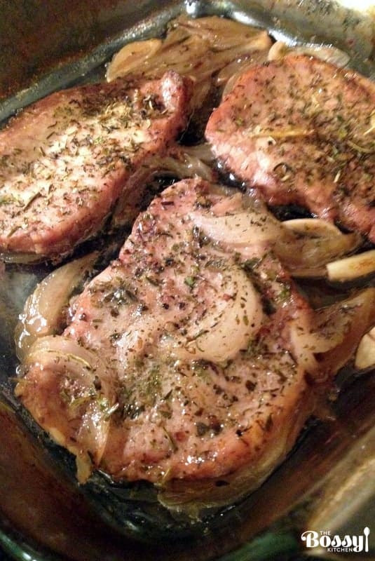 Boneless Center Cut Pork Chops
 Roasted Boneless Center Cut Pork Chops with Red Wine – The