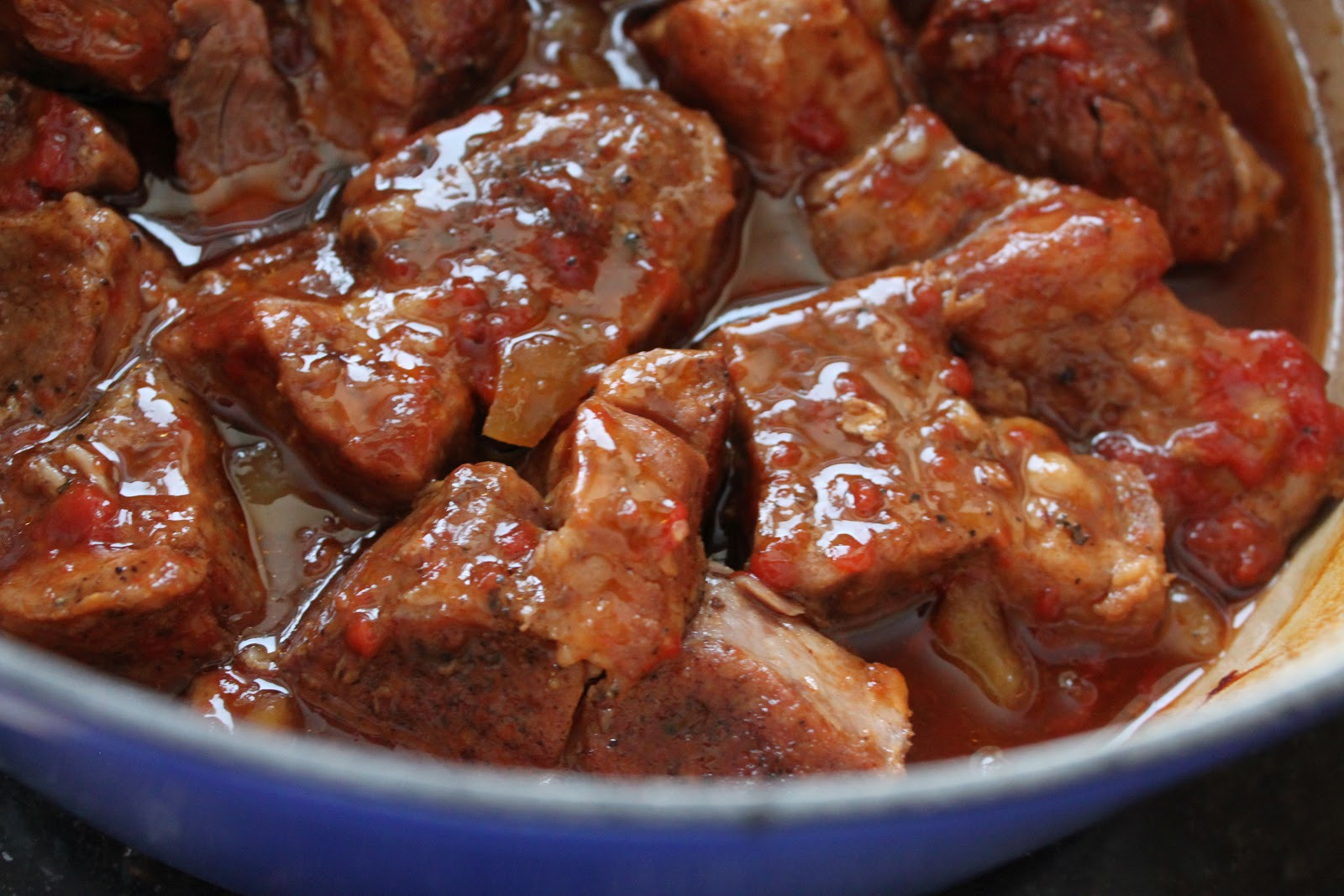 Boneless Pork Ribs
 A Bountiful Kitchen Boneless Pork Ribs with Apple