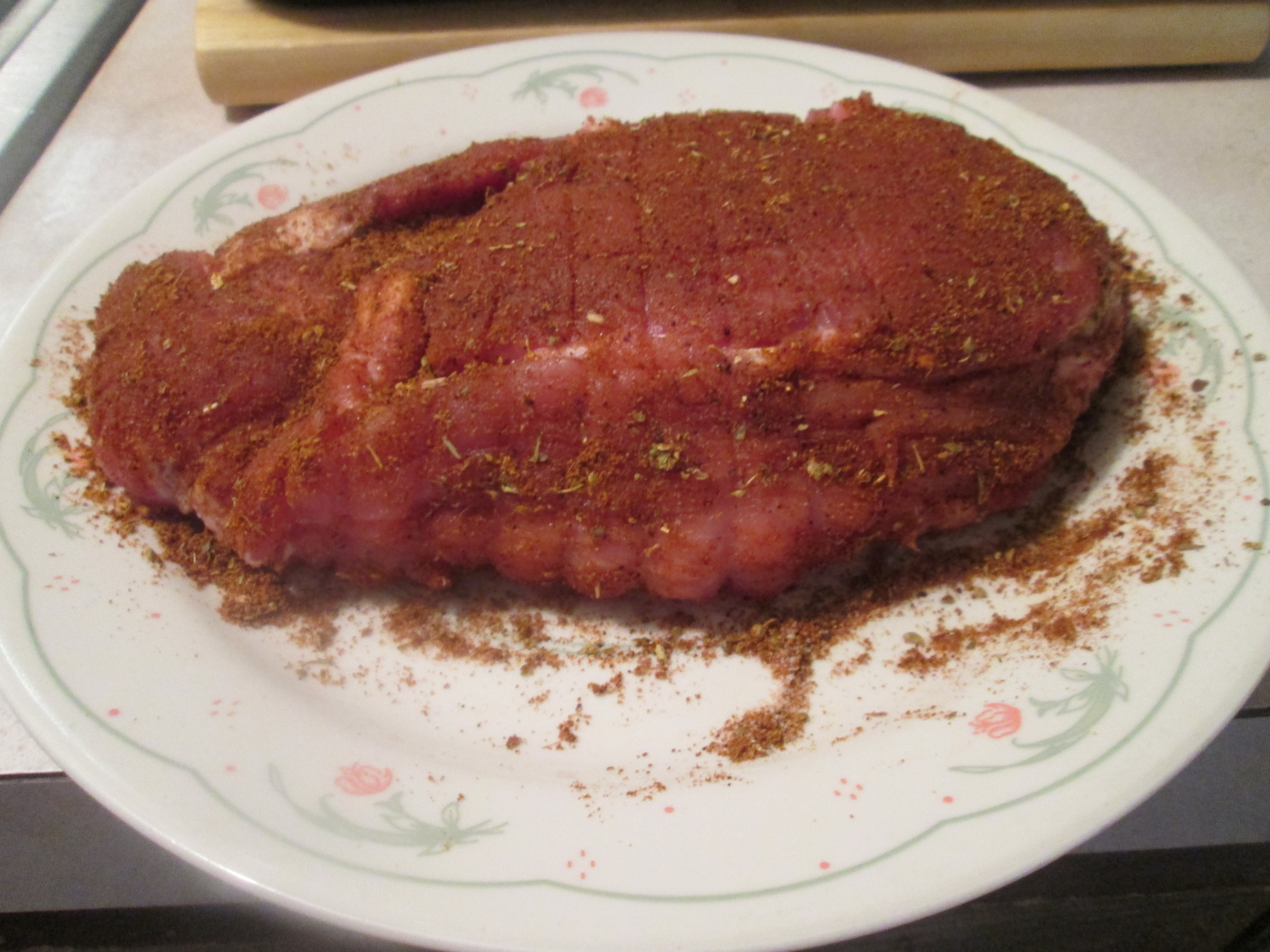 Boneless Pork Shoulder Roast
 Cumin Spiced Boneless Pork Loin Roast w Cut Green Beans