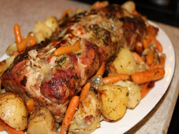 Boneless Pork Shoulder Roast
 Incredible Boneless Pork Roast With Ve ables Recipe