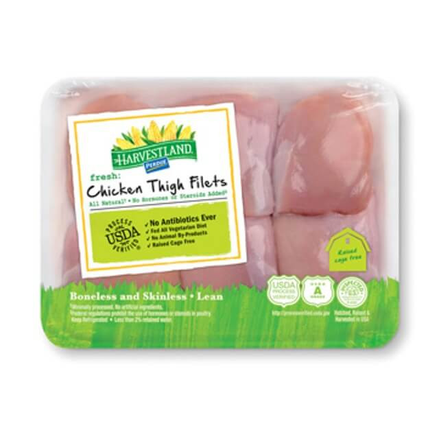 Boneless Skinless Chicken Thighs Nutrition
 PERDUE HARVESTLAND Boneless Skinless Chicken Thighs