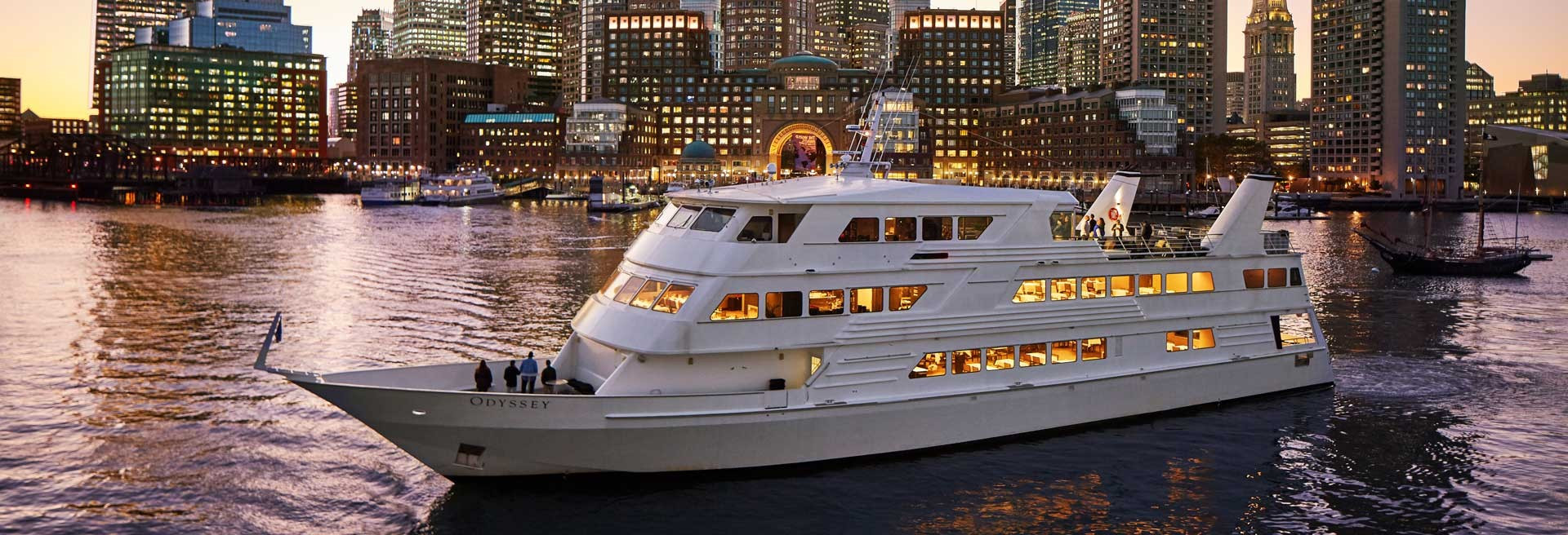 Boston Harbor Dinner Cruises
 Boston Harbor Views Great Dining and Entertainment