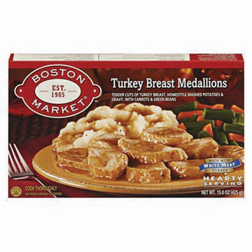 Boston Market Frozen Dinner
 11 13 Let s talk turkey… frozen dinner style