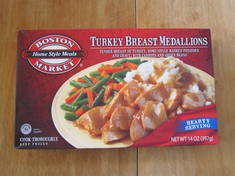 Boston Market Frozen Dinner
 Frozen Friday Boston Market Turkey Breast Medallions