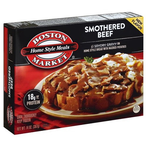 Boston Market Frozen Dinner
 Boston Market Frozen Dinners Smothered Beef 14 oz