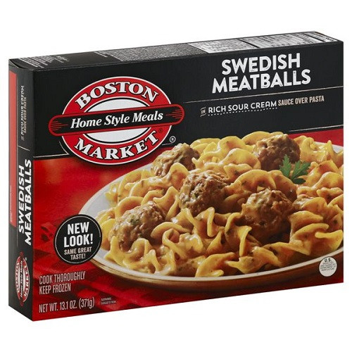 Boston Market Frozen Dinner
 Boston Market Frozen Dinners Swedish Meatballs 13 1 oz