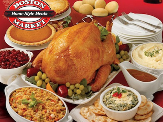 Boston Market Thanksgiving Dinner
 Win a Thanksgiving Dinner from Boston Market Sweepon