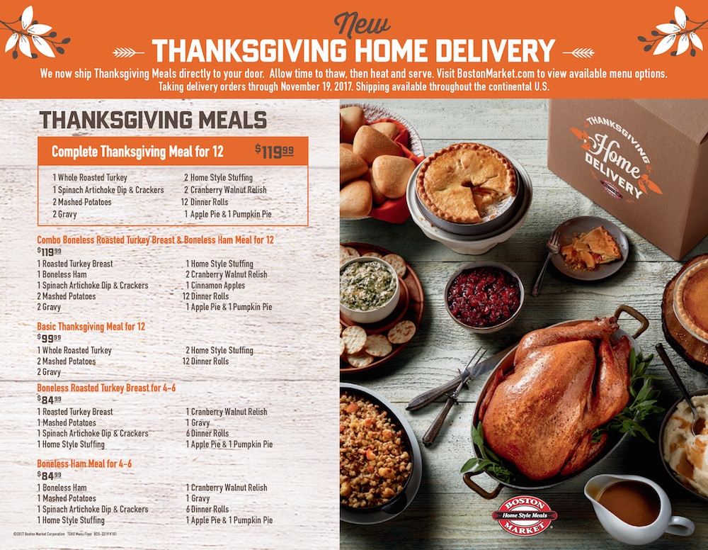 Boston Market Thanksgiving Dinner
 Boston Market Is Making Thanksgiving Day Wonderful For