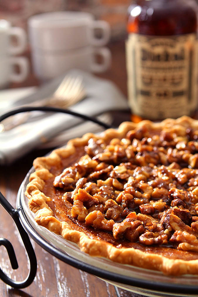 Bourbon Pumpkin Pie
 Bourbon Pumpkin Pie with Toasted Walnuts