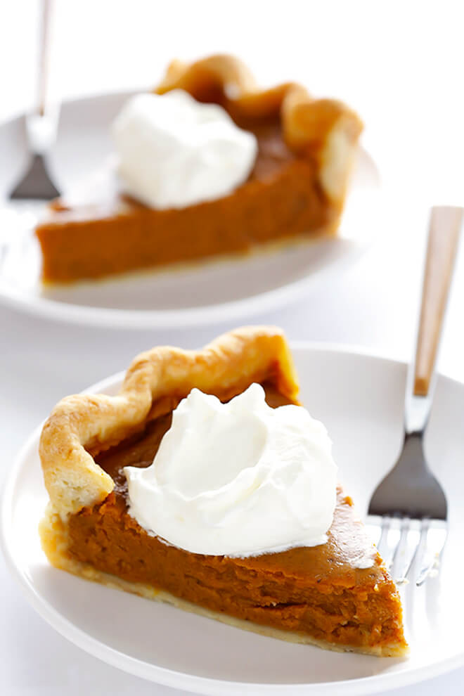 Bourbon Pumpkin Pie
 Homemade Whipped Cream