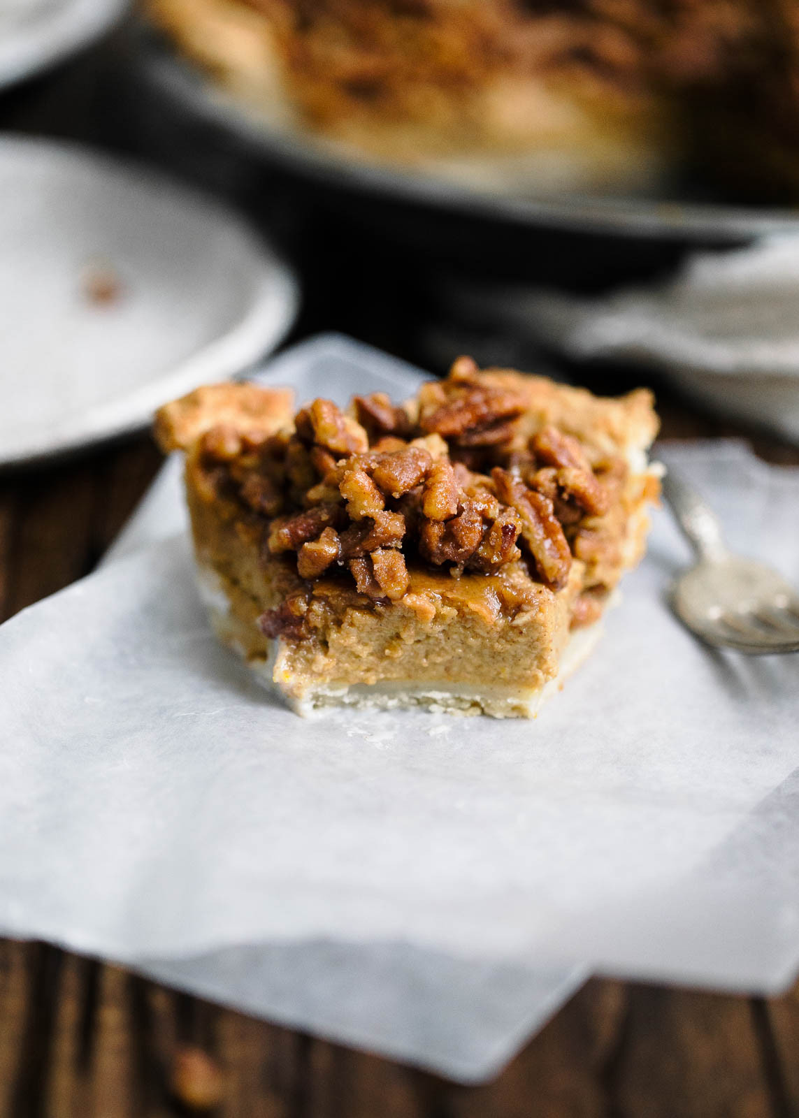 Bourbon Pumpkin Pie
 Maple Pecan Bourbon Pumpkin Pie Broma Bakery