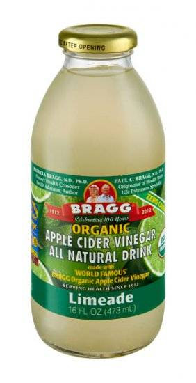 Bragg Apple Cider Vinegar Drink
 Bragg Organic Apple Cider Vinegar Drink Limeade 16 oz