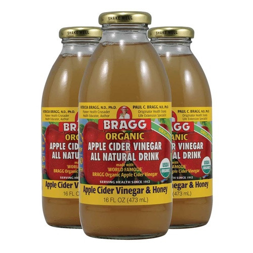 Braggs Apple Cider Vinegar Drink
 Bragg Apple Cider Vinegar Drink with Honey 3 x 473ml