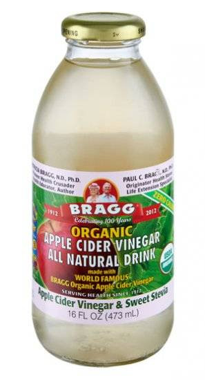 Braggs Apple Cider Vinegar Drink
 Bragg Organic Apple Cider Vinegar Drink Sweet Stevia 16