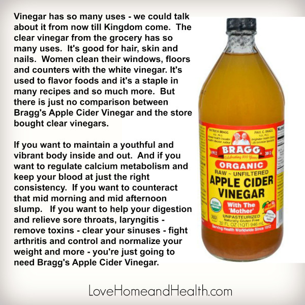 Braggs Apple Cider Vinegar Weight Loss
 Apple Cider Vinegar Said To Be Nature s Most Perfect Food