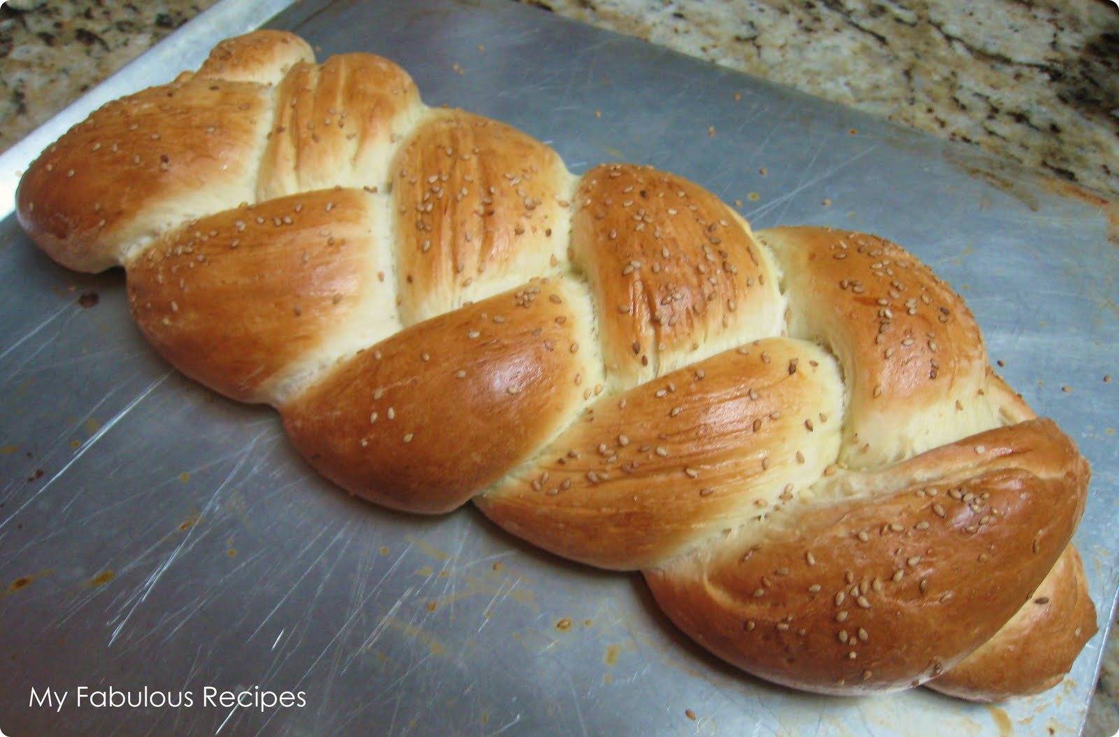 Braided Bread Recipe
 Backup Braided Challah Bread