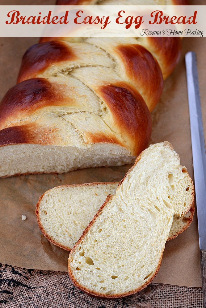 Braided Bread Recipe
 Braided easy egg bread recipe