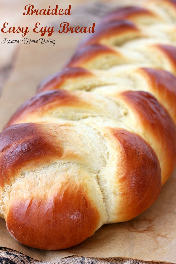 Braided Bread Recipe
 Braided easy egg bread recipe