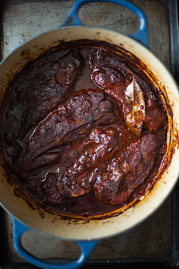 Braised Country Style Pork Ribs
 Ancho Chile Braised Country Style Pork Ribs