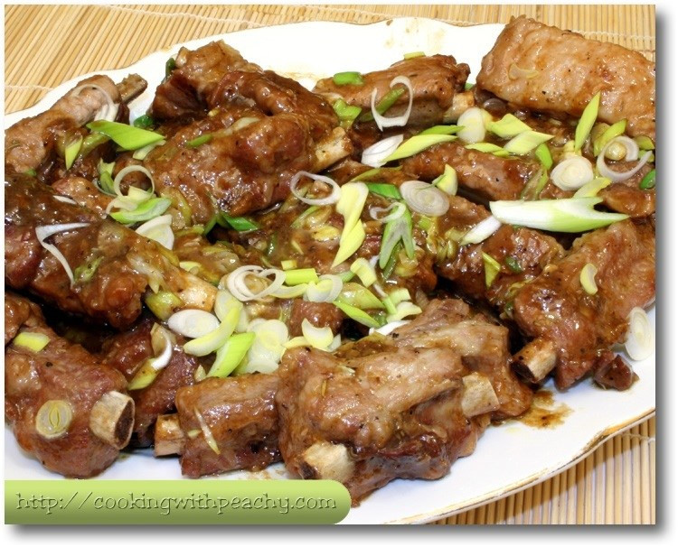 Braised Pork Ribs
 BRAISED PORK SPARE RIBS