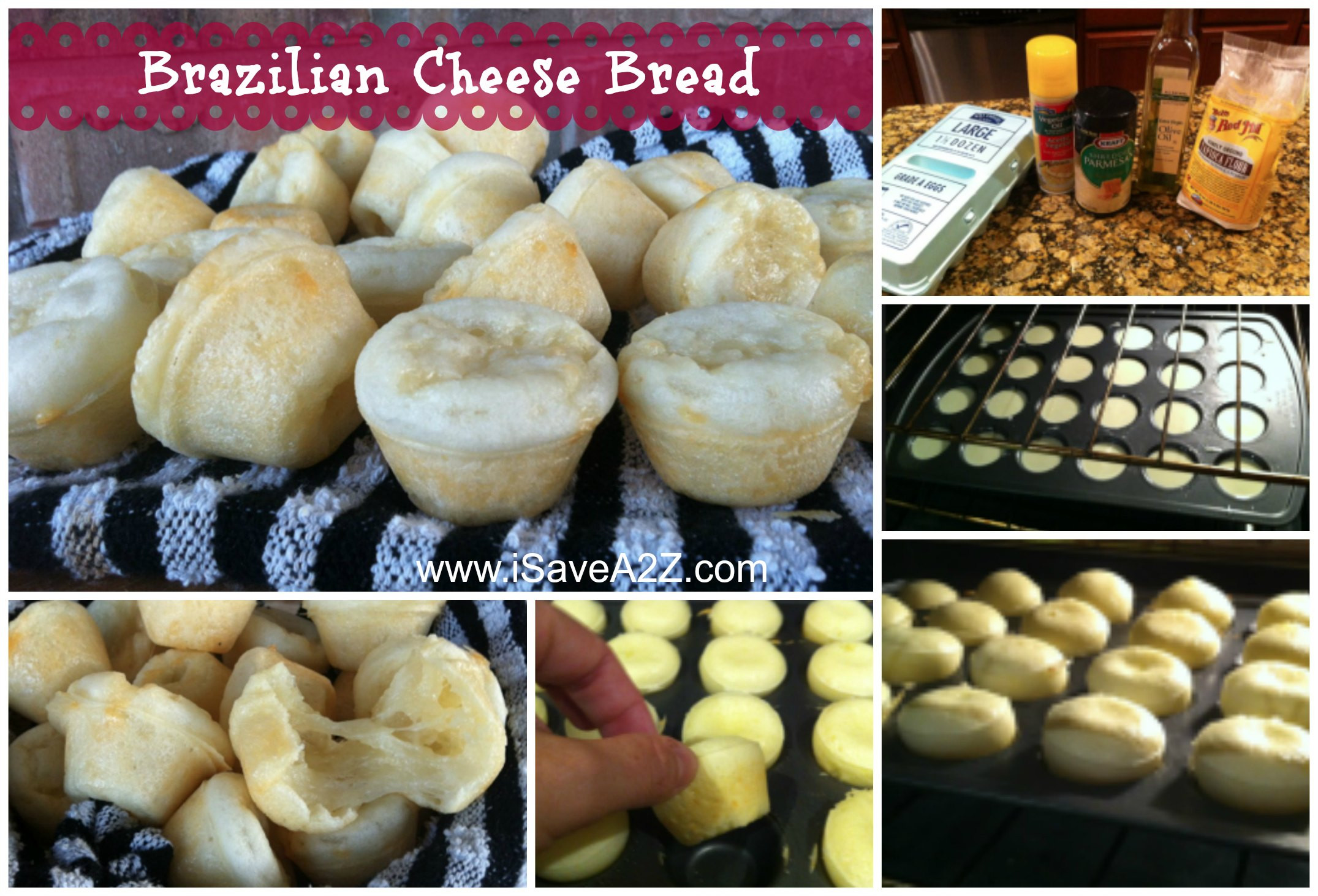 Brazilian Cheese Bread Recipe
 Try this amazing Brazilian Cheese Bread recipe