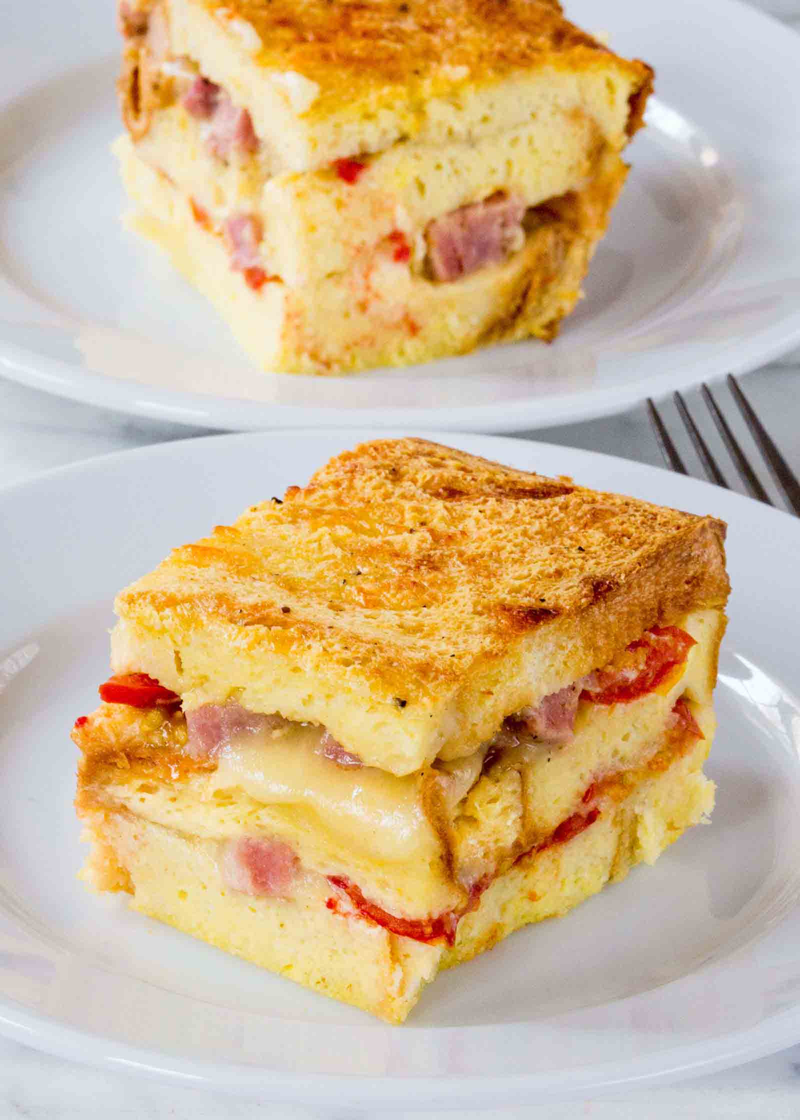 Bread And Breakfast
 Ham and Cheese Breakfast Casserole Recipe