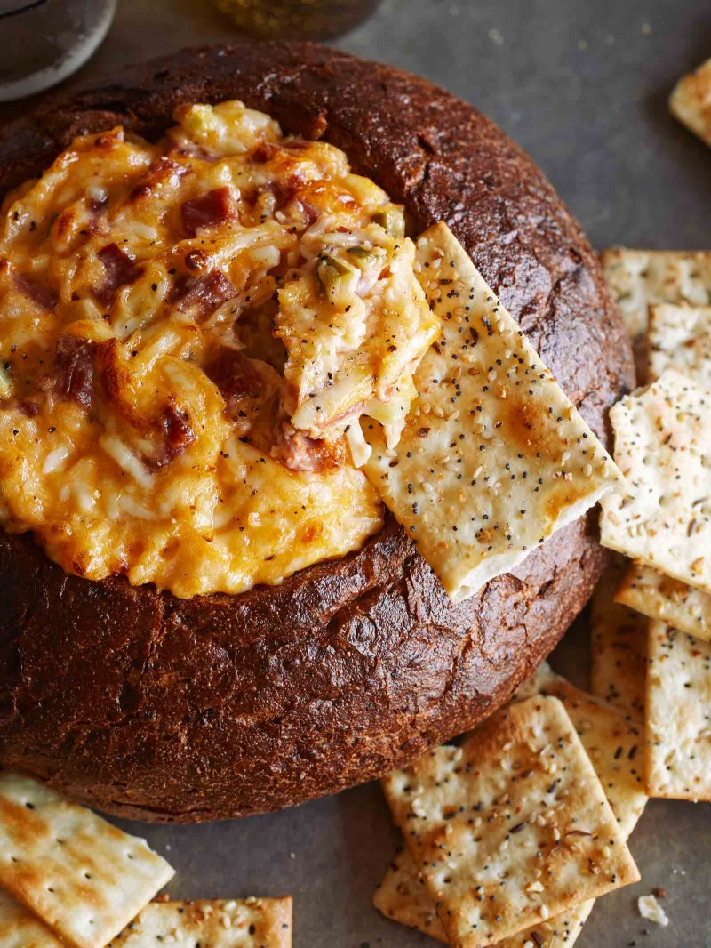 Bread Bowl Recipe
 Hot Reuben Dip in a Bread Bowl Spoon Fork Bacon