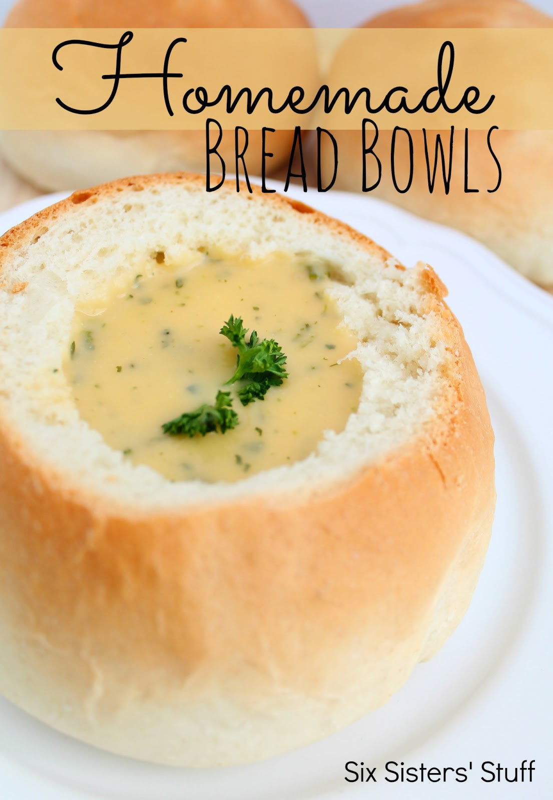 Bread Bowl Recipe
 Homemade Bread Bowls Recipe