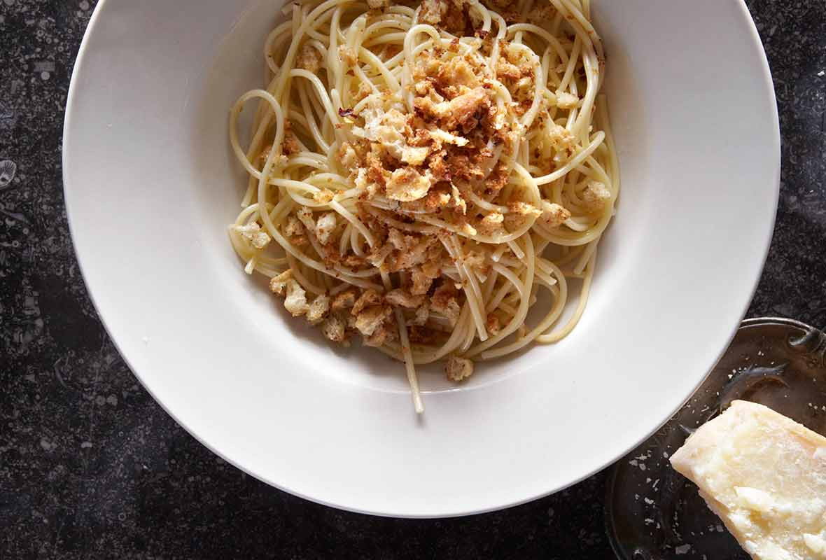 Bread Crumbs Recipe
 Spaghetti Recipe with Bread Crumbs