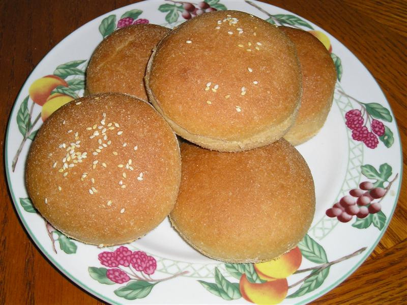 Bread Machine Hamburger Buns
 Homemade Whole Wheat Hamburger Buns A Bread Machine