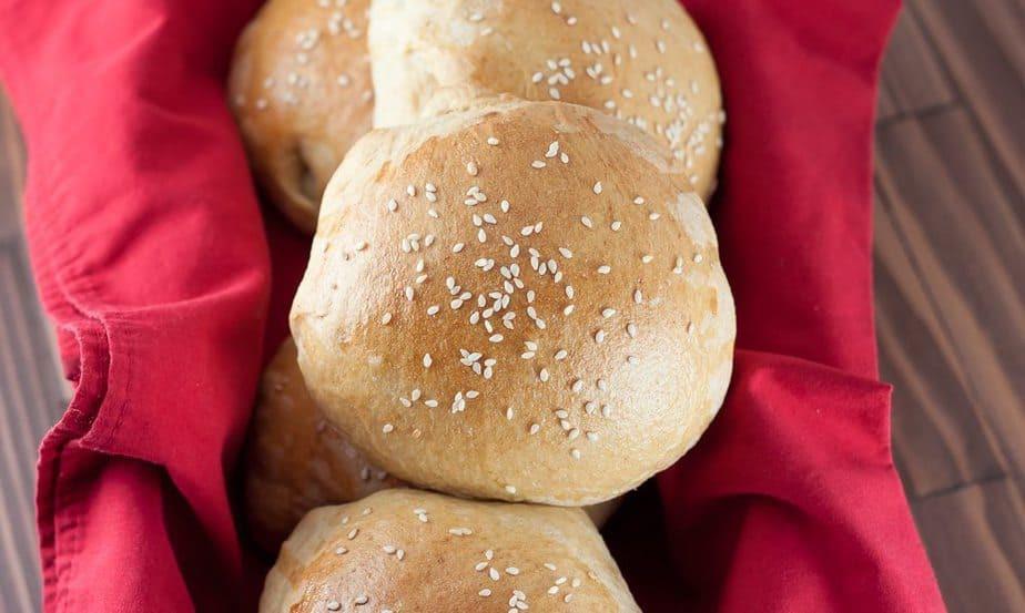 Bread Machine Hamburger Buns
 Healthier Bread Machine Hamburger Buns