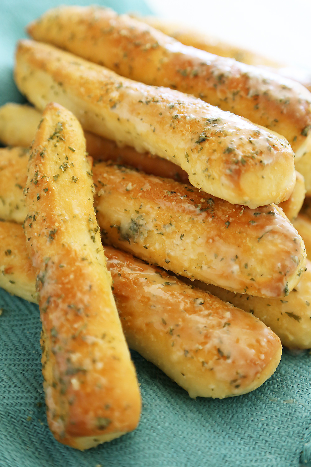 Bread Sticks Recipe
 Fluffy Garlic Butter Breadsticks